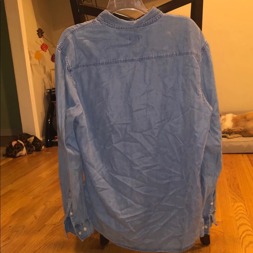 Jean button down top - Picture 4 of 4